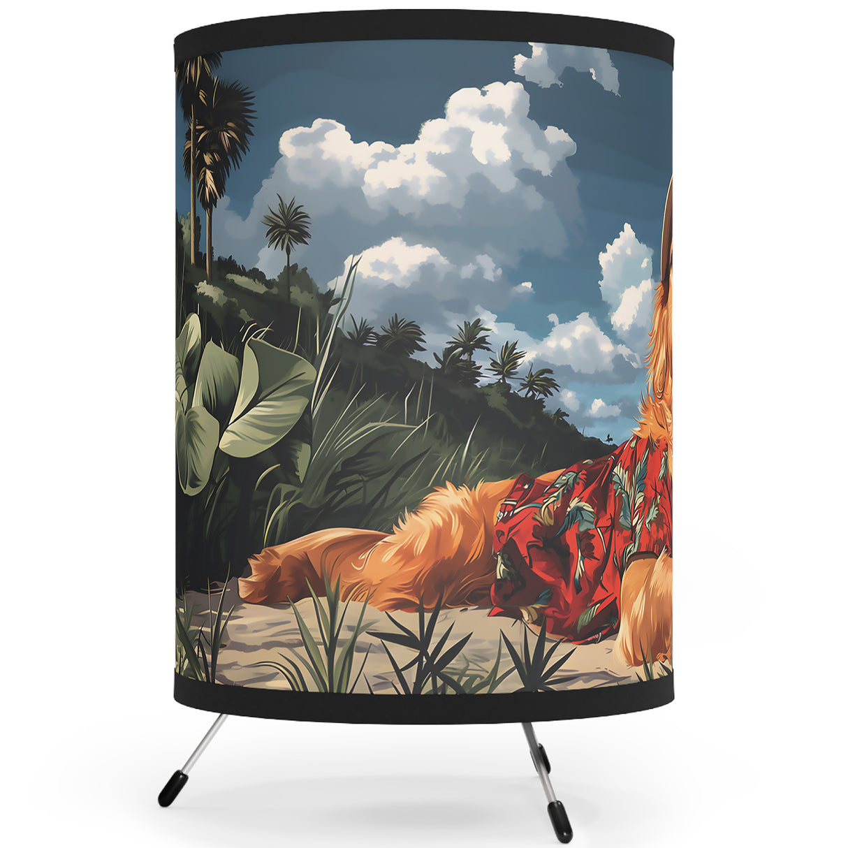 Stoner Dog Tripod Lamp – Weed Lamp for Chill Vibes & Stoner Decor