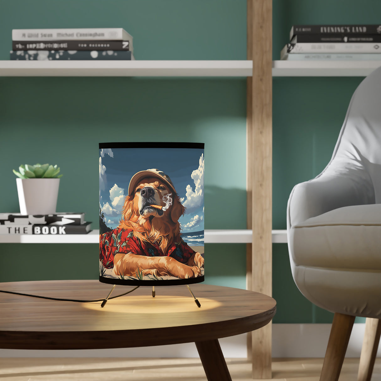 Stoner Dog Tripod Lamp – Weed Lamp for Chill Vibes & Stoner Decor