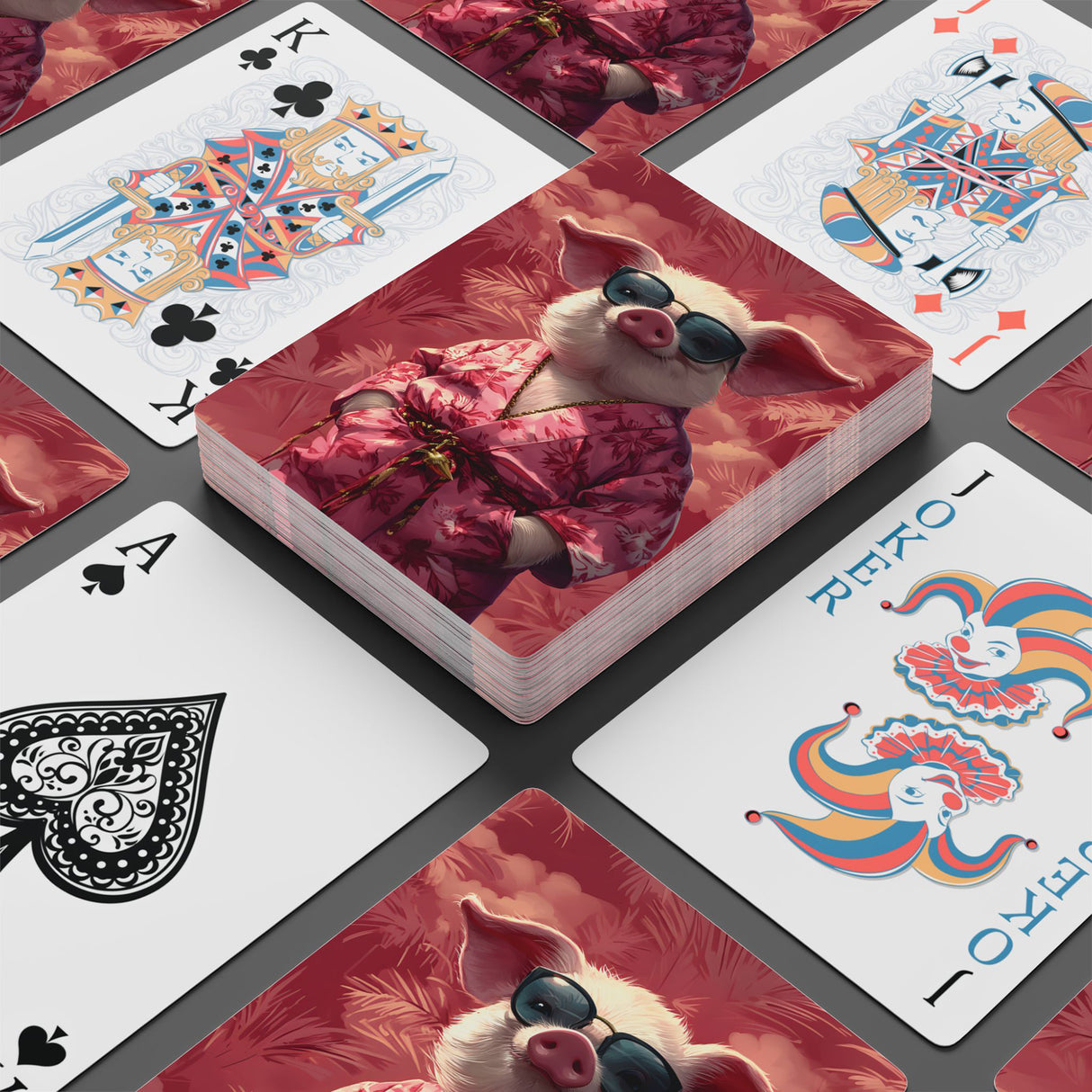 The Pimp Pig – Stoner Playing Cards with Swagger