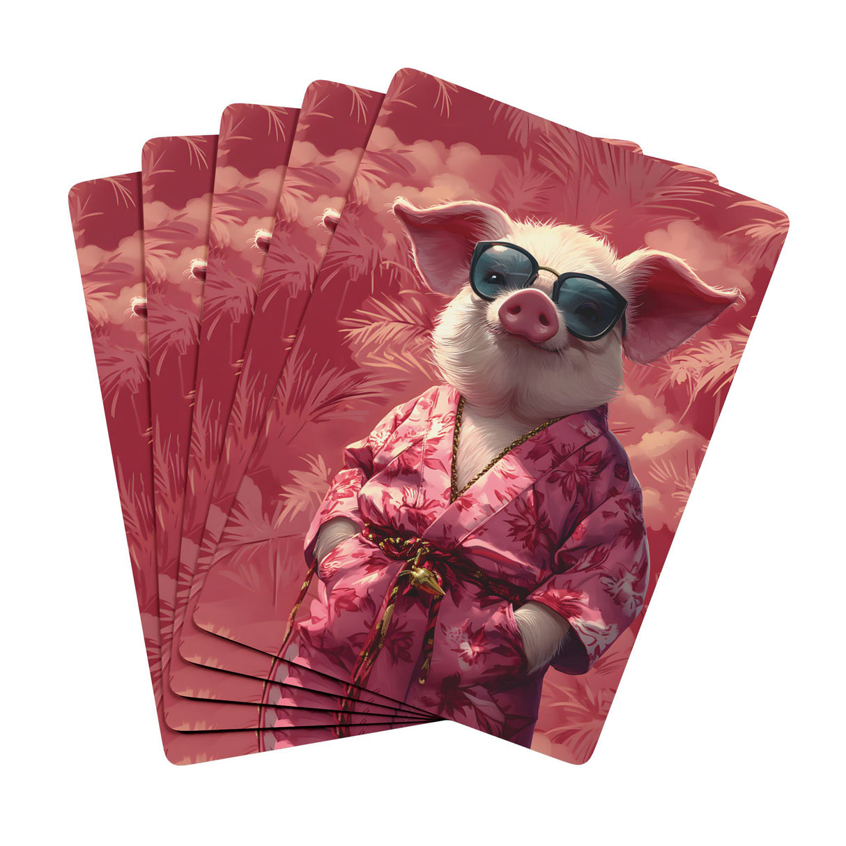 The Pimp Pig – Stoner Playing Cards with Swagger