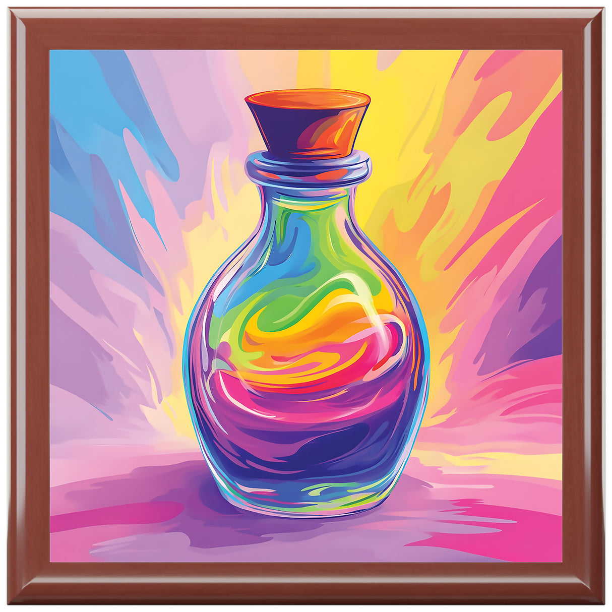 Trippy Gloss Stash & Jewelry Box – Rainbow Potion Art