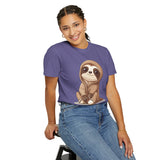 Cozy Vibes Sloth T-Shirt – Super Soft and Pre-Shrunk Unisex Comfort Tee