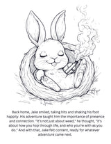 Hazy Days in the Forest: A Weed Lover’s Coloring Book