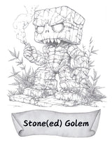 Mythical Munchies: A Stoner's Coloring Adventure