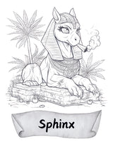 Mythical Munchies: A Stoner's Coloring Adventure