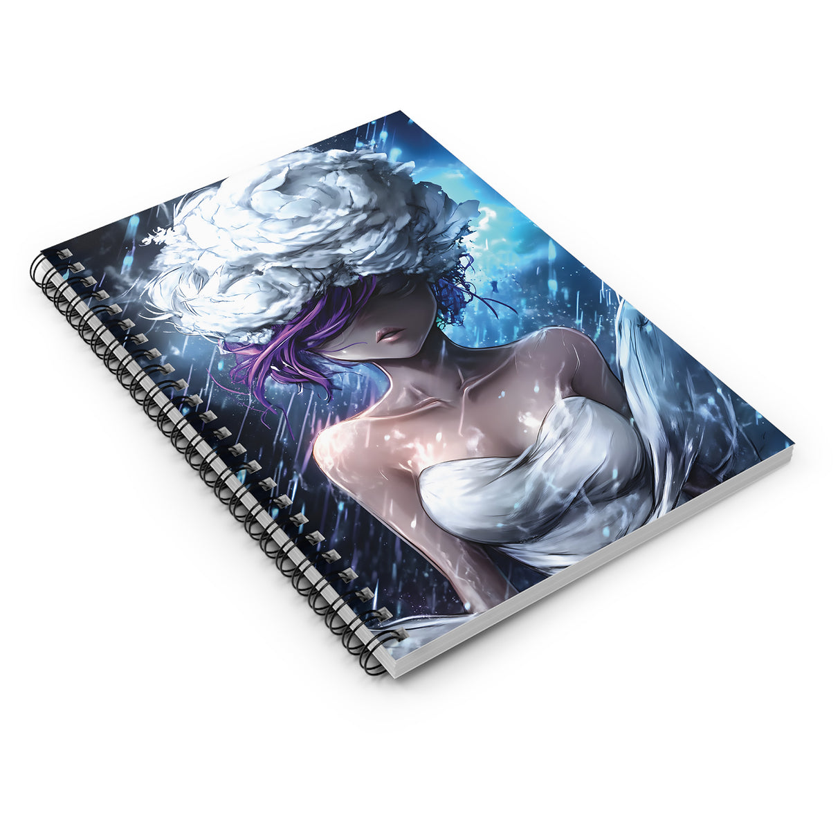 Cloud Head Dreams Spiral Notebook – Ruled Line | Stoner Aesthetic Journal