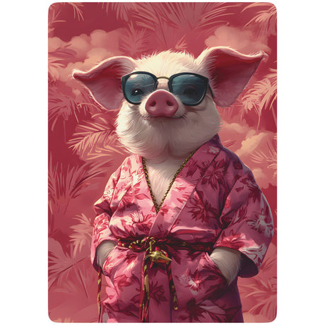 The Pimp Pig – Stoner Playing Cards with Swagger