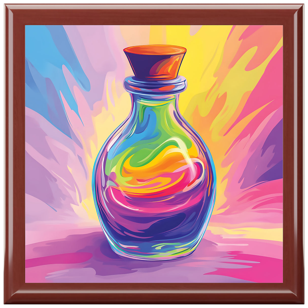 Trippy Gloss Stash & Jewelry Box – Rainbow Potion Art