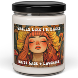 “Smells Like I’m Baked” – Psychedelic Forest Babe Candle | 9oz Soy Candle for Stoner Vibes, Chill Seshes & Trippy Decor