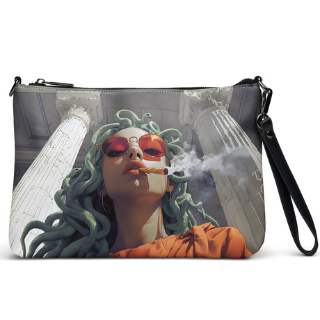 Medusa Stoned Crossbody Bag – Mythology Meets Modern Vibes