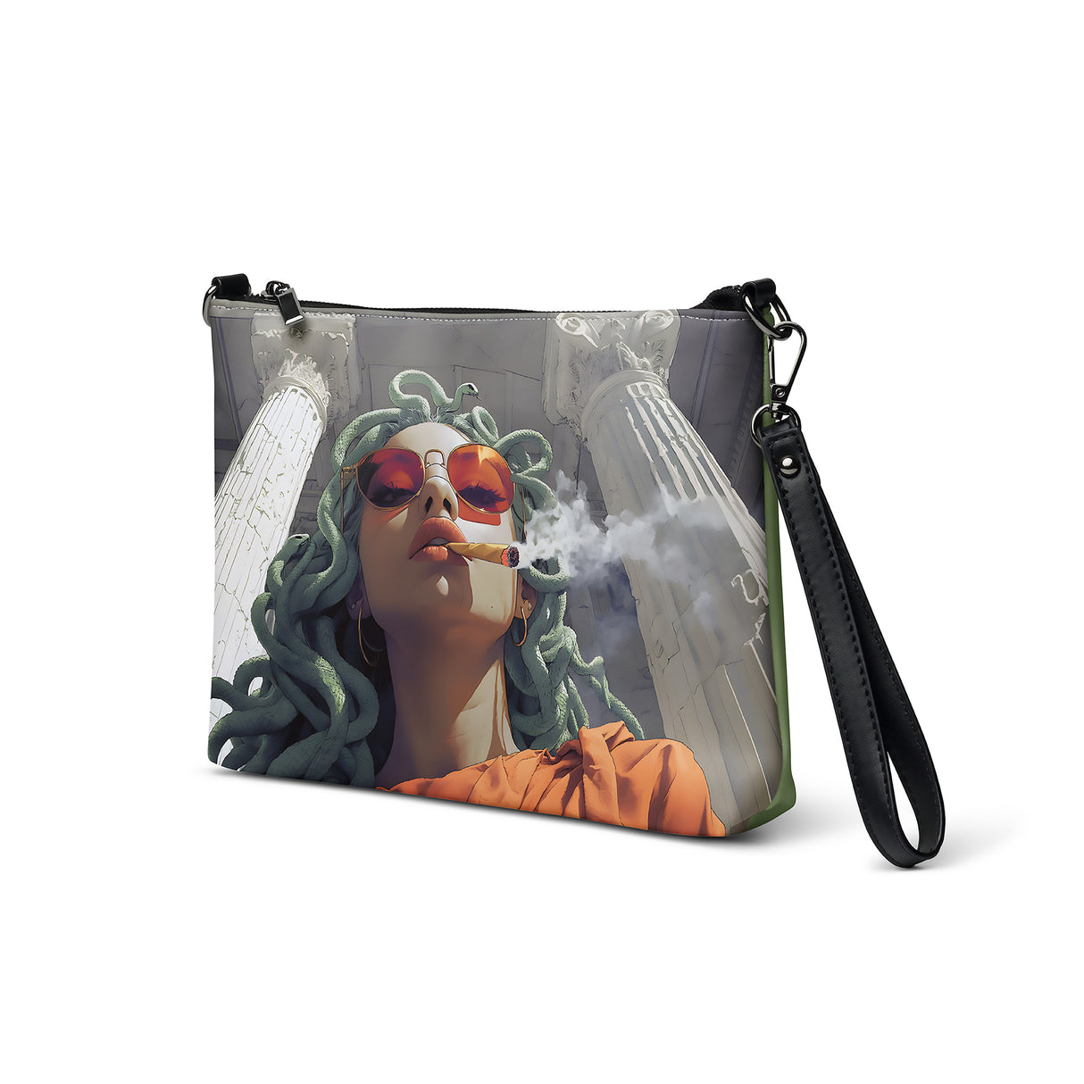 Medusa Stoned Crossbody Bag – Mythology Meets Modern Vibes