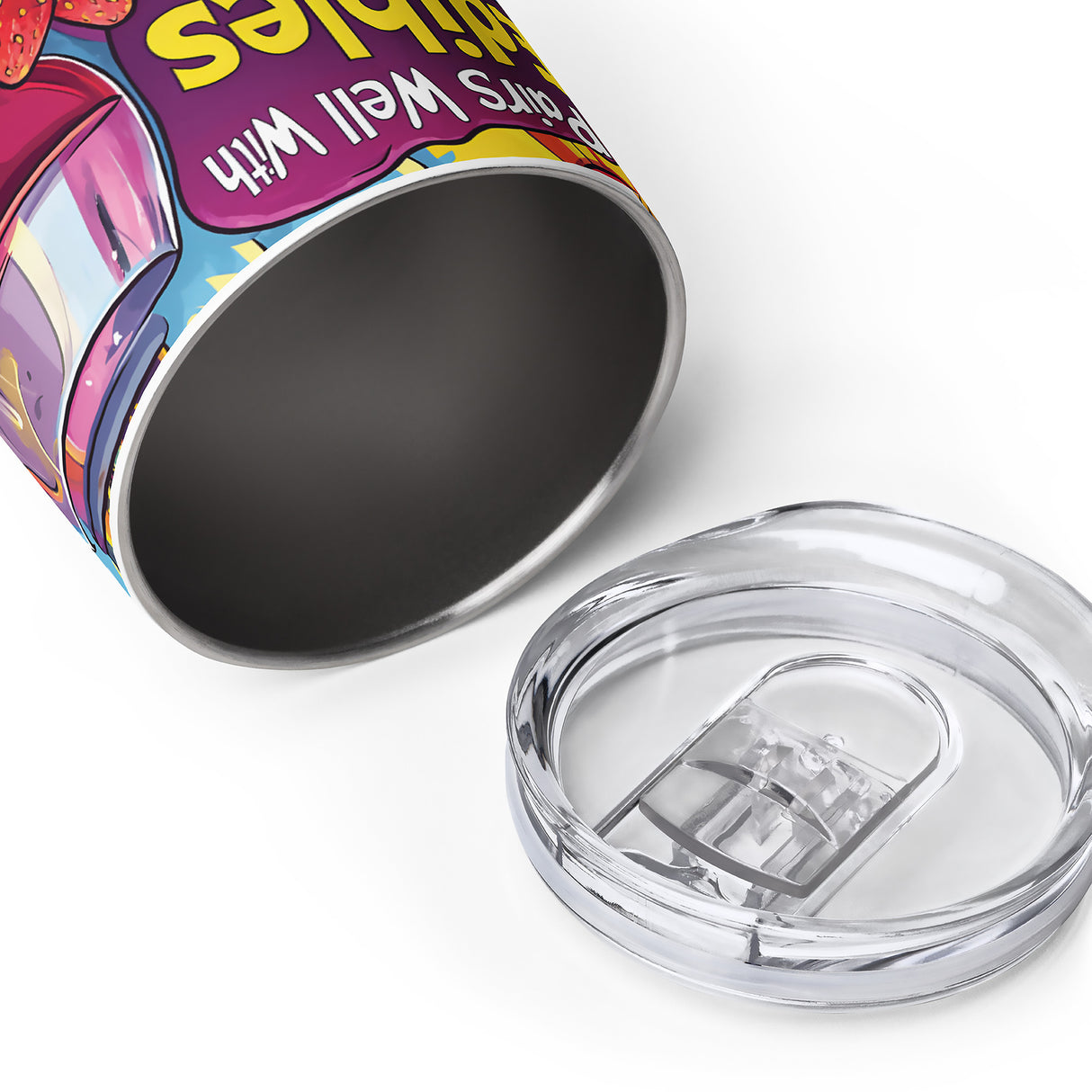 Pairs Well With Edibles Wine Tumbler – Funny Stoner Gift, Insulated Stainless Steel Tumbler